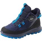 Zapatos deportivos azules celeste de tela Boa Fit System acolchados Ecco Exostrike talla 31 infantiles 
