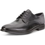 Zapatos negros de piel con cordones rebajados con cordones formales acolchados Ecco Melbourne talla 47 para hombre 