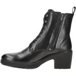 Zapatillas negras de piel con cordones con cordones con tacón de 5 a 7cm informales Ecco talla 42 para mujer 