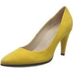 Zapatos amarillos de cuero de tacón con tacón de 7 a 9cm Ecco talla 39 para mujer 