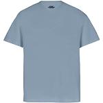 Camisetas orgánicas azules de algodón de manga corta manga corta con cuello redondo Ecoalf talla L de materiales sostenibles para hombre 