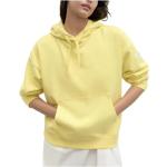 Sudaderas orgánicas amarillas de algodón con capucha rebajadas informales Ecoalf talla M de materiales sostenibles para mujer 