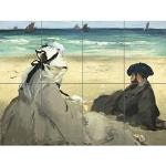 Pósters multicolor de Playas Édouard Manet 