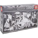 Educa - Puzzle de 1000 Miniature para Adultos. Guernica. Incluye Pegamento Fix para colgarlo una Vez finalizado. Medidas: 62,5 x 30 cm. A Partir de 14 años (14460)