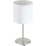 Lámparas plateado de mesa modernas Eglo 