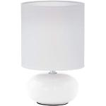 Lámparas blancas de cerámica de rosca E14 de mesa modernas Eglo 