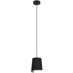 Lámparas colgantes negras de metal de rosca E27 modernas Eglo 