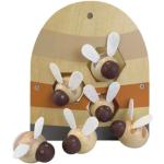 Egmont Toys- Abeja para Apilar Cubo de Actividades para bebés, de Madera, a Partir de 12 Meses, Multicolor (511116)