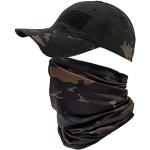Gorras negras de poliester de béisbol  de invierno militares de camuflaje Talla Única para hombre 