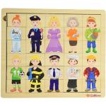 Puzzles de madera de madera de 30 cm Eichhorn infantiles 