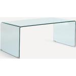 Mesas transparentes de vidrio de cristal  minimalista El Corte Inglés con acabado brillante 