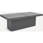 Mesas rectangulares verdes de acero lacado 