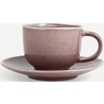 Tazas lila de cerámica de té  aptas para lavavajillas El Corte Inglés 