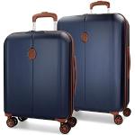 El Potro Ocuri Juego de maletas azul 55/70 cms Rígida ABS Cierre TSA integrado 118L 6,98 kgs 4 Ruedas dobles Equipaje de Mano