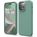 Fundas verdes de silicona para iPhone 14 