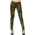 Jeans stretch verdes rebajados tallas grandes militares talla 4XL para mujer 