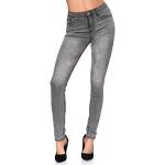 Jeans stretch grises rebajados formales talla XS para mujer 