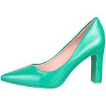 Zapatos verdes de tacón vintage talla 38 para mujer 