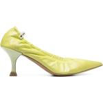 Zapatos verdes de cuero de tacón rebajados con logo PREMIATA talla 39 para mujer 