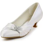 Zapatos blancos de Diamantes de novia Novia formales Elegantpark talla 38 para mujer 