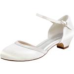 Zapatos blancos de satén de novia Novia formales Elegantpark talla 39 para mujer 