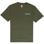 Camisetas deportivas orgánicas de algodón con cuello redondo de punto Element talla L de materiales sostenibles para hombre 