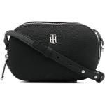 Bolsos satchel negros de poliuretano rebajados con logo Tommy Hilfiger Sport para mujer 
