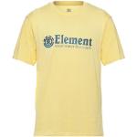 Camisetas amarillas de algodón de manga corta manga corta con cuello redondo con logo Element talla XL para hombre 