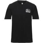 Camisetas negras de algodón de manga corta manga corta con cuello redondo con logo Element talla XS para hombre 