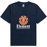 Camisetas deportivas orgánicas de algodón con cuello redondo de punto Element talla S de materiales sostenibles para hombre 