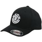 Gorras negras de PVC de béisbol  con logo Element Knutsen Talla Única para hombre 