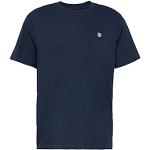 Camisetas deportivas orgánicas de algodón rebajadas con cuello redondo con logo Element Crail talla L de materiales sostenibles para hombre 