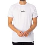 Camisetas deportivas blancas de poliester rebajadas ellesse talla S para hombre 