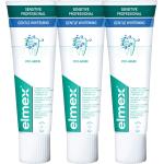 Elmex Sensitive Professional Gentle Whitening pasta de dientes con efecto blanqueador para dientes sensibles 3x75 ml