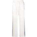 Pantalones estampados blancos de seda rebajados con logo Casablanca talla XXL para hombre 