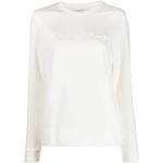 Camisetas de poliamida de cuello redondo rebajadas manga larga con cuello redondo con logo Calvin Klein para mujer 