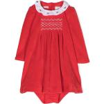 Vestidos infantiles rojos de poliester informales floreados Ralph Lauren Lauren 3 años 
