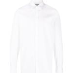 Camisas blancas de viscosa de manga larga rebajadas manga larga con logo MOSCHINO para hombre 