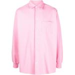 Camisas rosa pastel de algodón de manga larga rebajadas manga larga marineras con logo Jacquemus talla L para hombre 