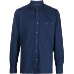 Camisas azul marino de algodón de manga larga rebajadas manga larga con logo Tommy Hilfiger Sport talla M para hombre 