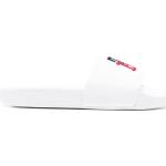 Sandalias planas blancas de goma rebajadas con logo Tommy Hilfiger Sport talla 36 para mujer 