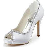 Zapatos blancos de novia talla 36 para mujer 