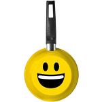Sartenes amarillas de metal para freír Emoji 16 cm de diámetro 