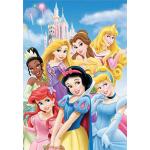 Pósters multicolor de películas Princesas Disney Empire Merchandising 