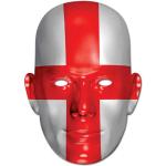 empireposter Inglaterra Bandera – Prominent Máscara, Máscara de Cartón (Efecto Satinado, Agujeros en los Ojos y Cinta de Goma, tamaño 30 x 21 cm