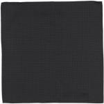 Bufandas negras de seda con logo Armani Emporio Armani para hombre 