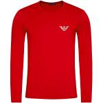 Camisetas rojas de cuello redondo manga larga con cuello redondo Armani Emporio Armani talla XL para hombre 