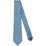 Corbatas azules de algodón de seda Armani Emporio Armani para hombre 