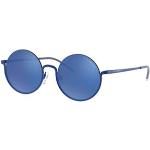 Gafas azul marino de metal de espejo  rebajadas con logo Armani Emporio Armani talla 5XL para mujer 