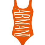 Trajes naranja de poliamida de baño rebajados Armani Emporio Armani talla XS para mujer 